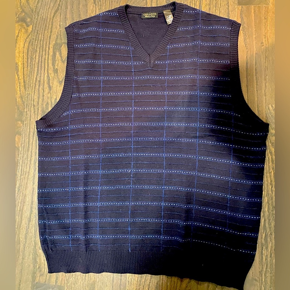 Men’s Italian made sweater vest